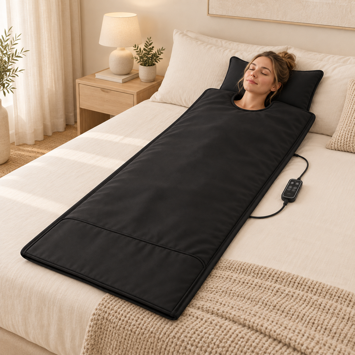 Utilisation de la couverture sauna infrarouge à domicile